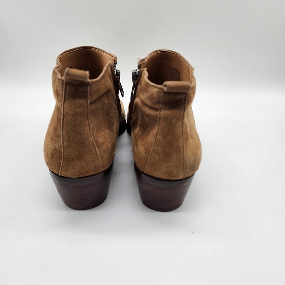 J. Crew Sawyer Suede Leather Ankle Booties Tan Size Women's 7.5 - Picture 7 of 11